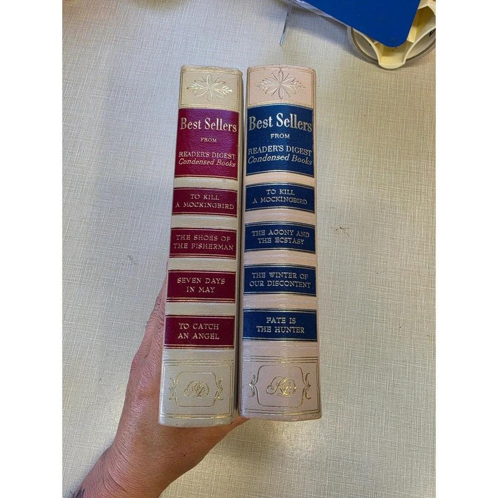 Vintage Readers Digest Condensed Books To Kill a Mockingbird Set of 2 Hardcover